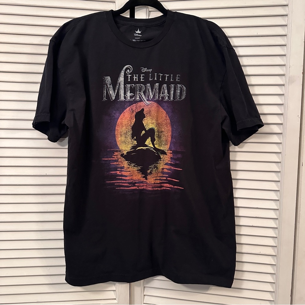 Disney The Little Mermaid Black T-Shirt